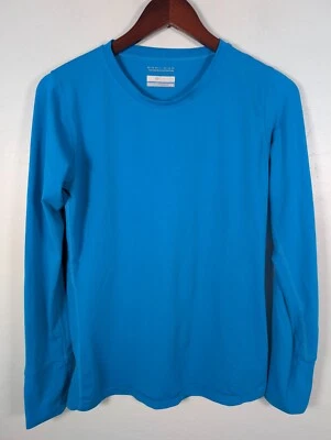 Pullover Columbia Top Para Mujer Medio Azul Omni-Mecha Manga Larga Elastizado Informal Foto 1 de 4