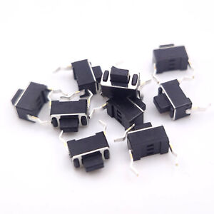 10x Mini Micro Mikro Taster Drucktaster klein Push Button 3.5x6x5mm 2pin Arduino