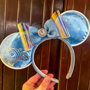 Cinderella Carriage Midnight Clock Disney* Resort Princess Headband Minnie Ears - Picture 1 of 7