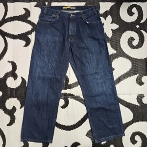 Silver Tab Jeans Mens Size 36x30 Relaxed Baggy Straight Distressed Denim Vintage - Picture 1 of 7