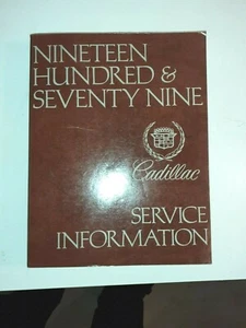 GM Service Information Cadillac 1979 - Bild 1 von 1