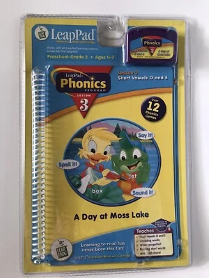 Leap Frog LeapPad PHONICS Lesson 3, A Day at Moss Lake NIB Preschool-2nd Grade - Image 1 of 3