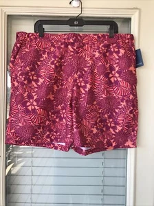 Crown & Ivy Men's Size XL Elastic Waist Coral Swing Trunk MSRP $40 - Picture 1 of 6