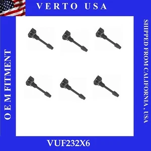 6 Front Ignition Coil For Infiniti I30 , Nissan Maxima 1995 1996 1997 to 1999 - Picture 1 of 1