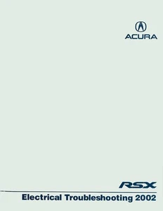 2002 Acura RSX Electrical Diagnostic Troubleshooting Procedures Repair Manual - Picture 1 of 1