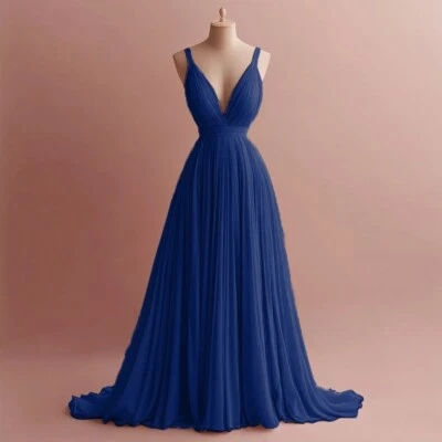 Chiffon Wedding Dress Summer Beach Dress Off Shoulder A Line Elegant Bridal Gown - Image 1 of 4