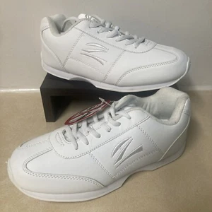 White Tumbling Shoes, Zephz, Cheer, Shoelace Pack, Size 7.0 US - Picture 1 of 11