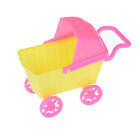 Mini Doll Shopping Cart Trolley Doll House Furniture Kid Toy For   B-Wf