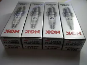 4 x NGK PLZKBR7B8G Spark-Plugs for Peugeot / Citroen 1.6 THP, VTi DS3 , RCZ - Picture 1 of 13