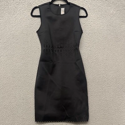 Vestido Clover Canyon para mujer M negro corte láser ajustado ceñido al cuerpo pequeño vestido negro Foto 1 de 4