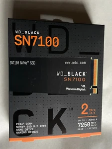 WD_BLACK SN7100 NVMe M.2 2280 2TB UP TO 7250MB/s Internal SSD WDS200T4X0 - NEW - Photo 1/2
