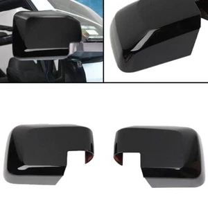 For Ford Bronco 2021-2023 ABS Gloss Black Side Rearview Mirror Cap Cover Trim - Picture 1 of 8