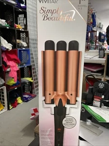 Vivitar Simply Beautiful 1" Barrel × 3 Hair Waver New 1" x 3 - Picture 1 of 4