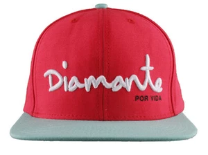 Baseballmütze Diamond Supply Co. rot blau weiß Diamant Por Vida Druckknopflasche neu mit Etikett - Bild 1 von 7