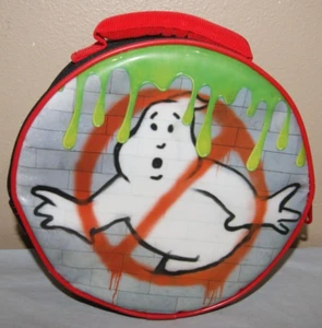 Ghostbusters Lunch Kit Logo Slime Black and Red Nice! (ToteHH) - Picture 1 of 7