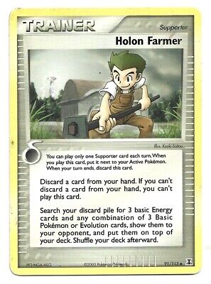 Pokemon TCG Holon Farmer 91/113 Normal EX Delta Species