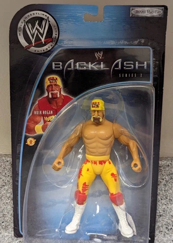 WWE Wrestling Hulk Hogan Backlash Series 2 Figure Jakks VERY RARE Cover