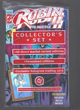 ROBIN II The Jokers Wild Collector's Set with Hologram Cards 1991 DC NEW IN BAG