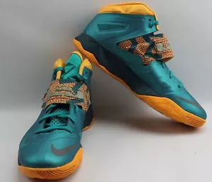 Lebron James Nike Zoom Solider 7 Turbo Green Basketball Shoes Sneakers Men 10.5 - Picture 1 of 4