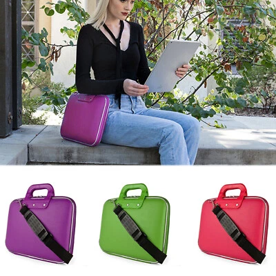 Vegan Leather Tablet Shoulder Bag Travel Case For 10 Inch Microsoft Surface Go 3 - Image 1 of 4