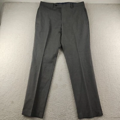 Lauren Ralph Lauren Black Label Dress Pants High Performance Wool Gray 33x30 - Image 1 of 4