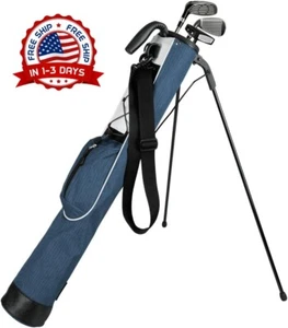 Bolsa De Transporte Ligera Con Soporte Para Pitch 'n Putt Golf (Azul Celeste) - Picture 1 of 8