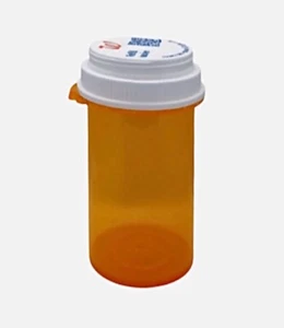 "Lote de 14 botellas de píldoras vacías ámbar Walgreens de aproximadamente 4"" de alto almacenamiento de artesanías" - Imagen 1 de 1