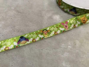 25mm Winnie The Pooh Friends Satin Ribbon Craft DIY Embellishment Bows Per Meter - Picture 1 of 4