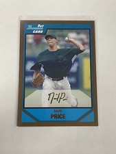 2007 Bowman Draft Prospects 1st Gold David Price #BDPP55