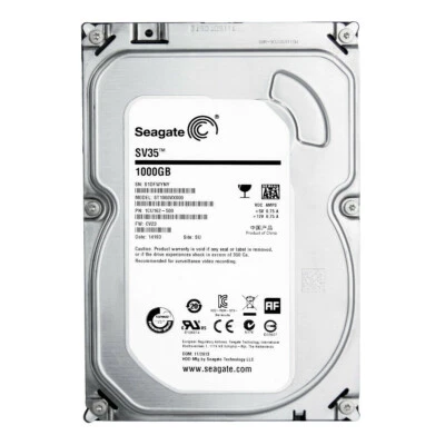 Seagate Barracuda SV35.5 1TB ST1000VX000 7200RPM SATA 3.5" Internal Hard Drive - Image 1 of 3