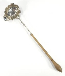 Antique 1881 English Sterling Silver Hot Toddy Ladle London - Picture 1 of 11