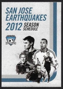 2012 San Jose Earthquakes MLS Soccer Schedule !!! Many Sponsors - Picture 1 of 1