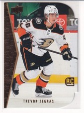 21/22 UD TREVOR ZEGRAS ROOKIE RC DIE CUTS TRIBUTE CARD #RDT-5