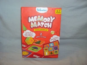 Skillmatics Board Game-Memory Match Shapes-Fun & Fast Memory Game for Kids 3-7yr - Picture 1 of 6
