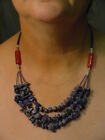 BUTW Afganistan Lapis Lazuli  tribal necklace 9873A