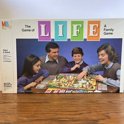 THE GAME OF LIFE 1985 Vintage Board Game by Milton Bradley Complete EUC - Image 1 of 4