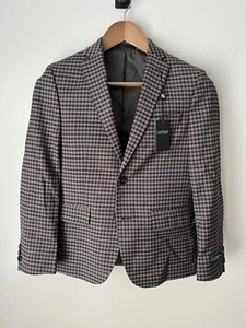NEW Ralph Lauren Women's Blazer Size 14R Checkered Sports Jacket LRL - Picture 1 of 7