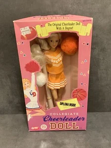 Collegiate Cheerleader Doll TENNESSEE Blonde Doll New Old Stock Volunteers - Picture 1 of 9