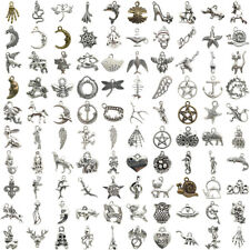 Lot Antique Silver Charms Pendants for Jewelry Making Earring Necklace Bracelet