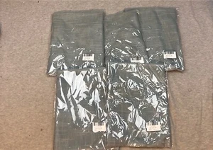 5 Stück 108x12 TISCHLÄUFER Hellblau Grün Faux Sackleinen Party Tischdeko - Bild 1 von 3