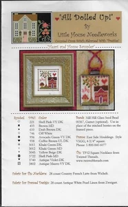 Little House Needlworks-All Dolled Up-Heart and Home -cross stitich -New - Picture 1 of 1