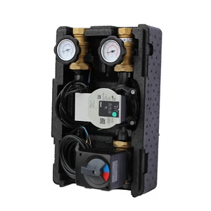Pumpengruppe Heizkreis 3 Wege Mischer Fußbodenheizung Energieeffizienzpumpe Wilo - Bild 1 von 6