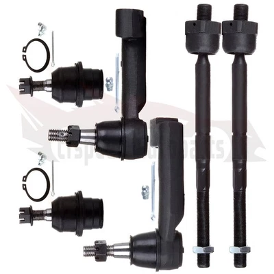 6pcs Front Tie Rod Ends Ball Joints For 2007-2016 Ford F-150 Lincoln Navigator - Image 1 of 4