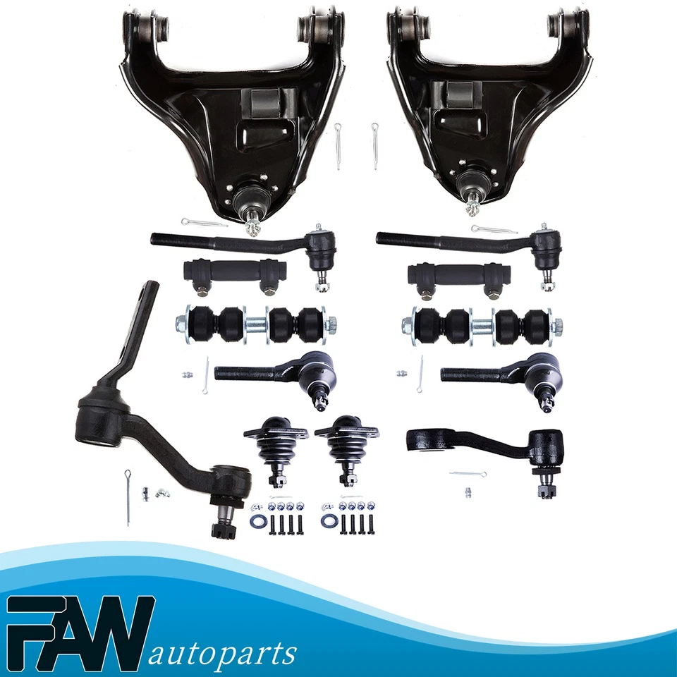 Brazos de control de rótulas delanteras para Chevrolet Blazer S10 Sonoma 4x4 14 piezas Foto 1 de 4