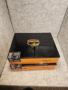 Vintage Camacho Connecticut BXP Toro Box Pressed Empty Wooden Cigar 8¾x6⅞x2(2) - Picture 1 of 2