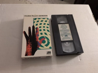 👋 GENESIS: VISIBLE TOUCH (VHS, 1987) Phil Collins RARE OOP 👋 - Image 1 of 3