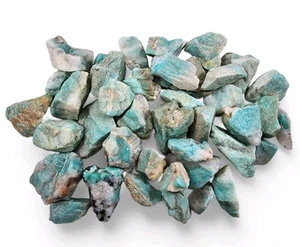Amazonite in Quartz Crystal Lot Brazil 3lbs. - Picture 1 of 1