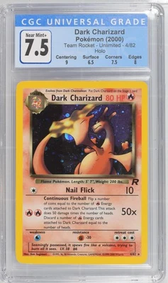2000 Pokemon Dark Charizard #4/82 CGC 7.5 - Image 1 of 2