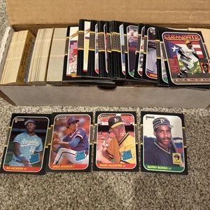 Juego completo de béisbol Donruss 1987 1-660 Bonds Maddux McGwire! ¡Tarjetas limpias!! - Imagen 1 de 3