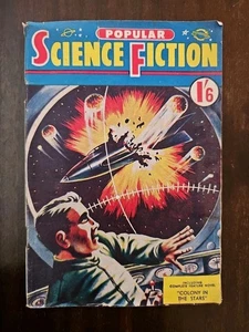POPULAR SCIENCE FICTION ISSUE #3  RARE 50'S PULP AUSSIE SCIENCE FICTION DIGEST - Picture 1 of 7